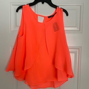 NWT neon pink top